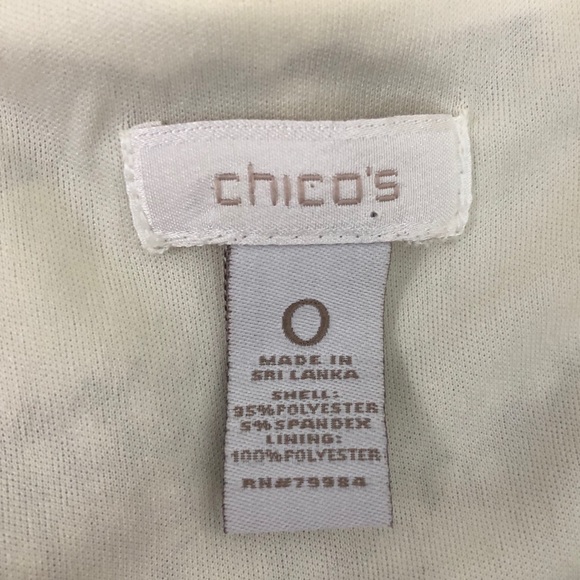 Chico’s Long Sleeve Gold Black Animal Print Dress Size 0 Small - Picture 6 of 7